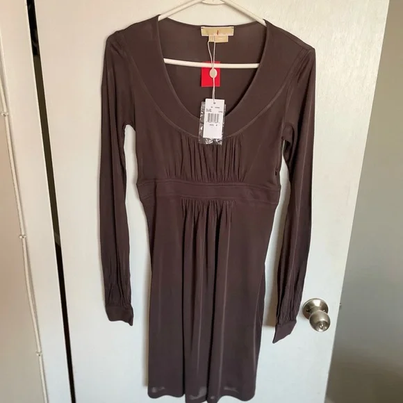 Michael Kors A-Line Scoop Neck Dress - Size 4 - Picture 3 of 16